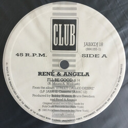 René & Angela I'll Be Good USED VINYL 12INCH 45 RPM PROMO