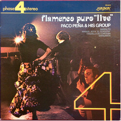 Paco Peña & His Group Flamenco Puro "Live" Vinyl LP USED