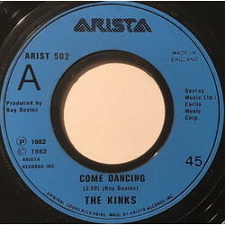 The Kinks Come Dancing USED VINYL 7INCH 45 RPM SINGLE