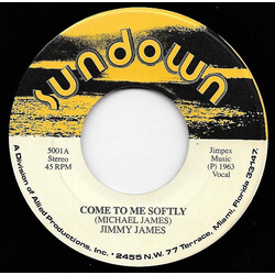 Jimmy James (2) Come To Me Softly / My Request USED VINYL 7INCH REISSUE