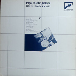 Papa Charlie Jackson 1924-29 Mostly New To LP Vinyl LP USED