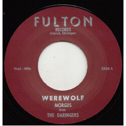 Morgus / The Daringers Werewolf USED VINYL 7INCH 45 RPM SINGLE REISSUE