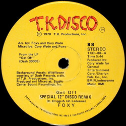 Foxy Get Off / Tena's Song VINYL 12" USED
