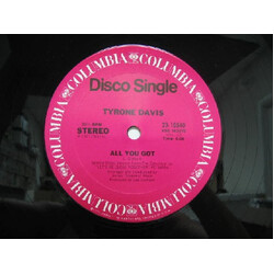 Tyrone Davis All You Got USED VINYL 12INCH