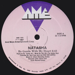 Natasha (2) Be Gentle With My Heart VINYL 12" USED