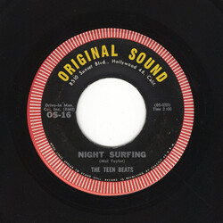 The Teen Beats Clair De Lune Rock / Night Surfing USED VINYL 7INCH 45 RPM SINGLE