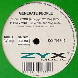 Generate People Only You VINYL 12" USED