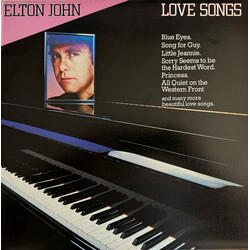 Elton John Love Songs Vinyl LP USED