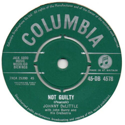 Johnny De Little / John Barry & His Orchestra Not Guilty USED VINYL 7INCH 45 RPM SINGLE