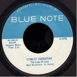 Stanley Turrentine The Look Of Love USED VINYL 7INCH 45 RPM