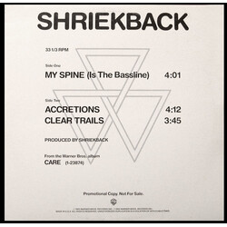 Shriekback My Spine (Is The Bassline) USED VINYL 12INCH 33 S RPM PROMO