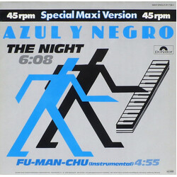 Azul Y Negro The Night USED VINYL 12INCH 45 RPM MAXI-SINGLE