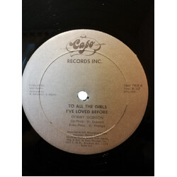 Dobby Dobson To All The Girls I've Loved Before USED VINYL 12INCH 33 S RPM MAXI-SINGLE