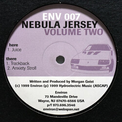 Morgan Geist Nebula Jersey Volume Two VINYL 12" USED