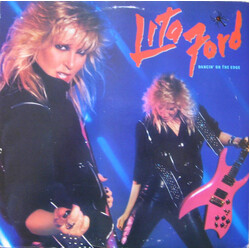 Lita Ford Dancin' On The Edge Vinyl LP USED