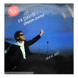 F.R. David Dream Away / Good Times VINYL 12" USED