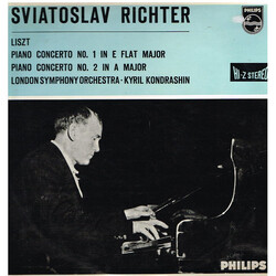 Sviatoslav Richter / Franz Liszt / London Symphony Orchestra / Kiril Kondrashin Piano Concerto No. 1 In E Flat / Piano Concerto No. 2 In A Vinyl LP US