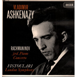 Vladimir Ashkenazy / Sergei Vasilyevich Rachmaninoff / Anatole Fistoulari / The London Symphony Orchestra 3rd. Piano Concerto Vinyl LP USED