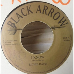 Richie Davis / Rod Taylor I Know / Politics USED VINYL 7INCH 45 RPM