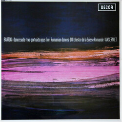 Béla Bartók / L'Orchestre De La Suisse Romande / Ernest Ansermet Dance Suite ∙ Two Portraits Opus Five ∙ Rumanian Dances Vinyl LP USED