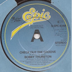 Bobby Thurston Check Out The Groove USED VINYL 7INCH 45 RPM SINGLE PROMO