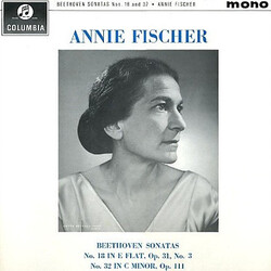 Annie Fischer / Ludwig van Beethoven Beethoven Sonatas Nos. 18 & 32 Vinyl LP USED