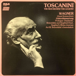 Arturo Toscanini / Richard Wagner Toscanini: The Man Behind The Legend - Wagner Vinyl LP USED