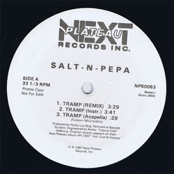 Salt 'N' Pepa Tramp (Remix) / Push It USED VINYL 12INCH 33 S RPM PROMO