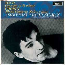 Johann Sebastian Bach / Frédéric Chopin / Vladimir Ashkenazy / David Zinman Concerto In D Minor / Piano Concerto No. 2 In F Minor Vinyl LP USED