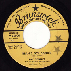Ray Conniff And The Rockin' Rhythm Boys Beanie Boy Boogie / Super Chief USED VINYL 7INCH 45 RPM PROMO