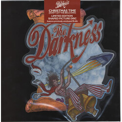 The Darkness Christmas Time (Don't Let The Bells End) USED VINYL 7INCH 45 RPM SHAPE SINGLE LIMITED EDITION PICTURE DISC