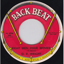 O.V. Wright Eight Men, Four Women USED VINYL 7INCH 45 RPM SINGLE