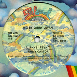 Jimmy Castor It's Just Begun USED VINYL 12INCH 33 S RPM SINGLE STEREO