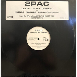 2Pac Letter 2 My Unborn / Niggaz Nature Remix USED VINYL 12INCH 33 S RPM PROMO