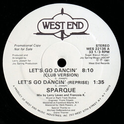 Sparque Let's Go Dancin' VINYL 12" USED