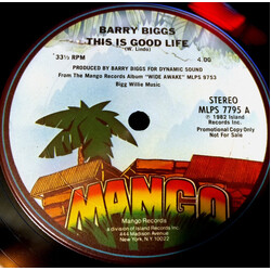 Barry Biggs This Is Good Life USED VINYL 12INCH 33 S RPM PROMO