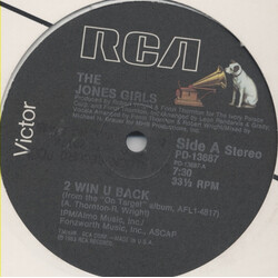The Jones Girls 2 Win U Back USED VINYL 12"