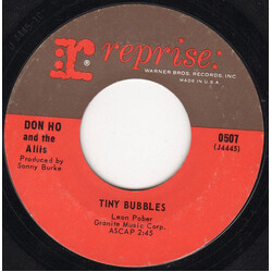 Don Ho / The Aliis Tiny Bubbles / Born Free VINYL 7" USED