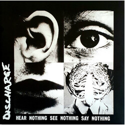Discharge Hear Nothing See Nothing Say Nothing Vinyl LP USED