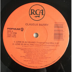 Claudja Barry Love Is An Island VINYL 12" USED