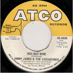 Jimmy James & The Vagabonds Red Red Wine USED VINYL 7INCH 45 RPM SINGLE