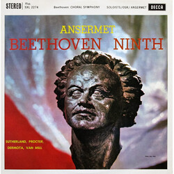 Ludwig van Beethoven / Ernest Ansermet / Joan Sutherland / Norma Procter / Anton Dermota / Arnold van Mill Ninth Vinyl LP USED