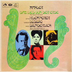 Gustav Mahler / Otto Klemperer / Christa Ludwig / Fritz Wunderlich / New Philharmonia Orchestra / Philharmonia Orchestra Das Lied Von Der Erde Vinyl L