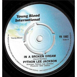 Python Lee Jackson In A Broken Dream USED VINYL 7INCH SINGLE REISSUE