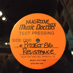 Project 86 Resistance USED VINYL 12INCH 45 RPM TEST PRESSING