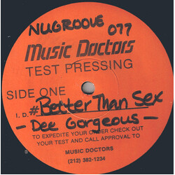 Dee Gorgeous Better Than Sex VINYL 12" USED