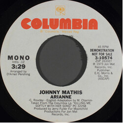 Johnny Mathis Arianne USED VINYL 7INCH 45 RPM PROMO STEREO MONO