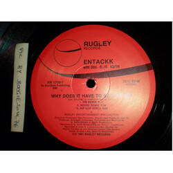 Entackk Why Does It Have To Be This Way USED VINYL 12INCH 33 S RPM SINGLE