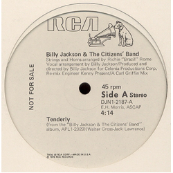 Billy Jackson & The Citizens' Band Tenderly / Cherry Pink And Apple Blossom White Vinyl 12" USED