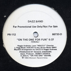 Dazz Band On The One For Fun USED VINYL 12INCH 33 S RPM PROMO